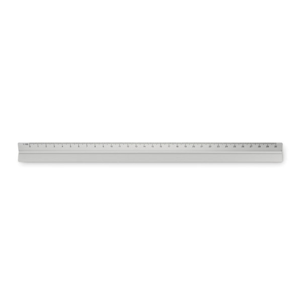 Régua de 30cm em alumínio Tria