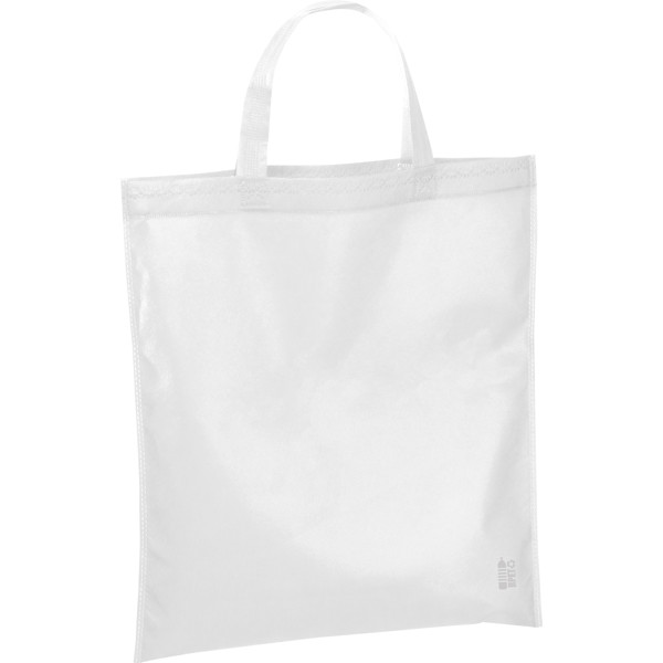 Shopping bag made of recycled non-woven PELAGIA - White