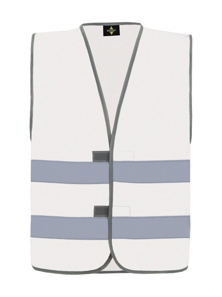 "Passau" Safety Vest - White / 3X/4X