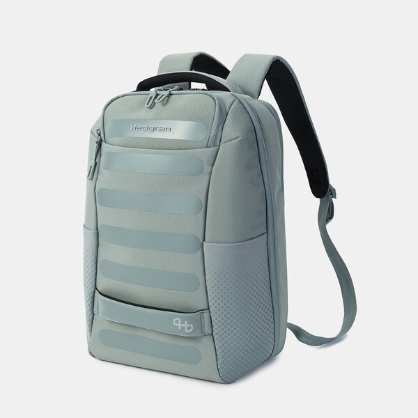 HANDLE M | 2 compartment Backpack M 15.6" + RFID - Hedgren - Grey-Green /