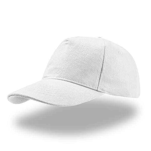 Boné Liberty Five Buckle, 100% Algodão Escovado - Branco