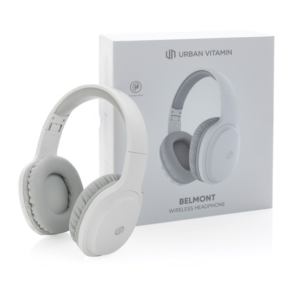 Brezžične slušalke Urban Vitamin Belmont, 35 ur predvajanja - Bela