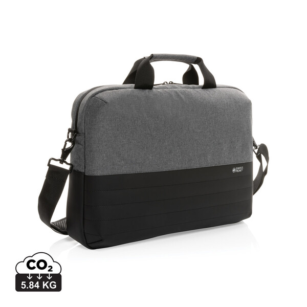 Swiss Peak torba za prenosnik 15,6'', RFID, rPET - Siva