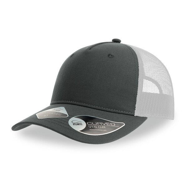 Zion Cap, 100% Recycled Polyester - White / Light Grey