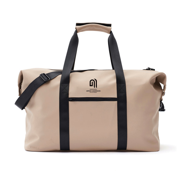 Vinga Baltimore weekend bag, 43x22x55.5 cm - Greige