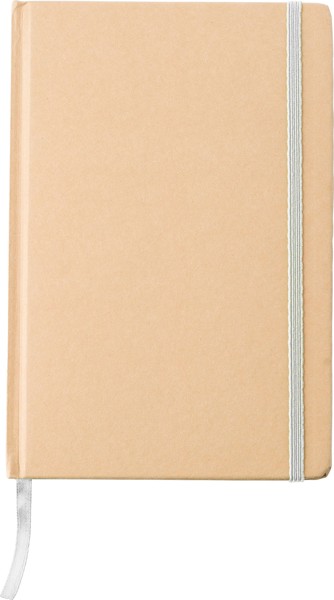 Notitieboek Gianni | Gerecycled karton | A5 | Gelinieerd - wit