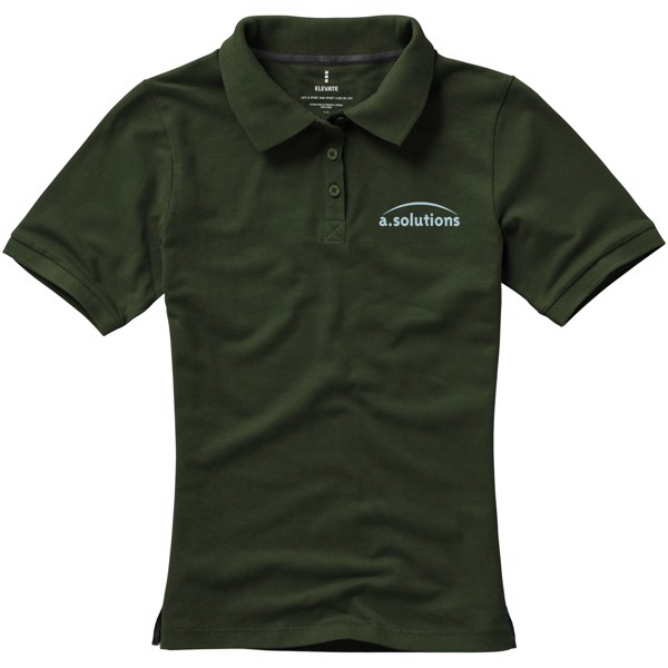 Calgary short sleeve women's polo - Army Green / XL