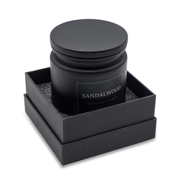 Sandalwood scented candle