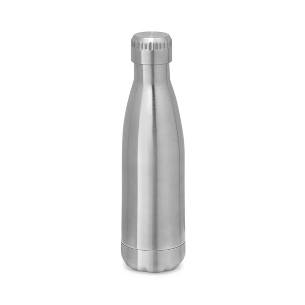 SHOW. 510 ml nerezová fľaša - Saténovo Strieborná