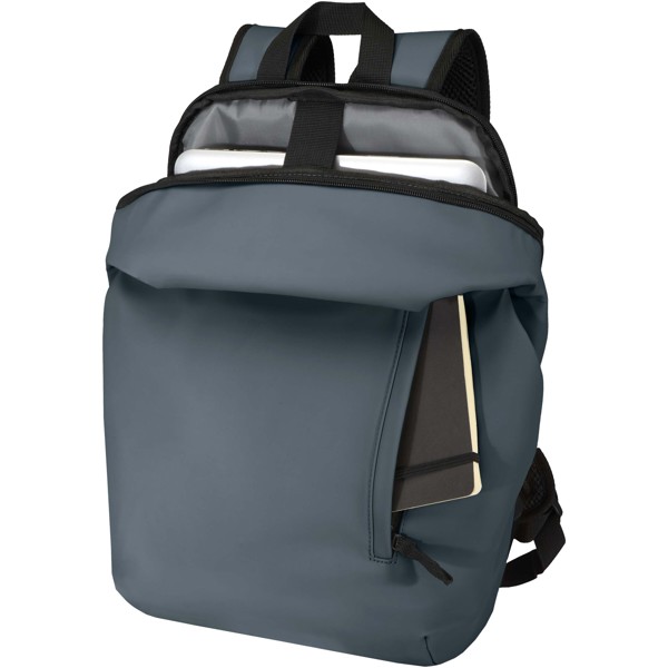 Sac à dos antivol Resi Plus de 18 L et 15" en matériaux recyclés certifiés GRS - Bleu hale