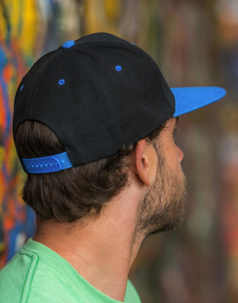 Bronx Original Flat Pzak Dual Cap - White / Black / ONE SIZE