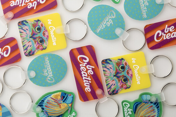 Porte-clés CreaFob - Vert Transparent