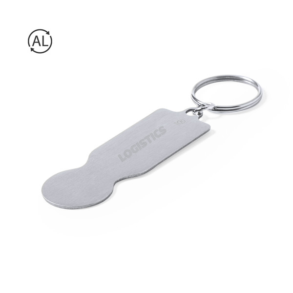 Llavero Moneda Talgun - Plateado