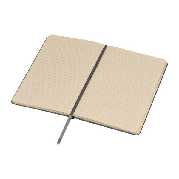 Lined A5 RPET Notebook Algiers - Grey