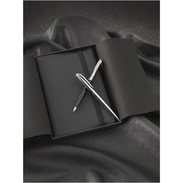 Cepheus ballpoint pen (black ink) - Silver
