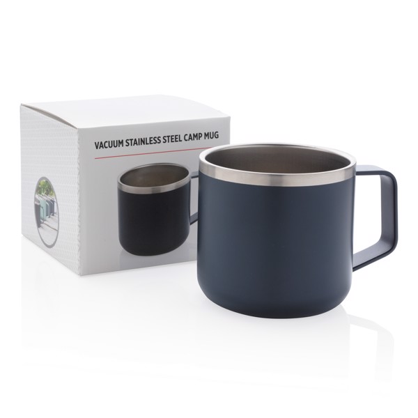 Tasse randonnée en acier inoxydable - Bleu