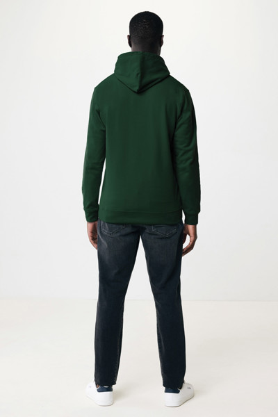 Sweat à capuche en coton recyclé Iqoniq Jasper - Forest Green / S