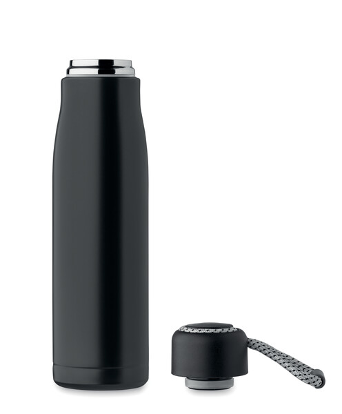 Dvojstenná fľaša 500 ml Cordle - Čierna