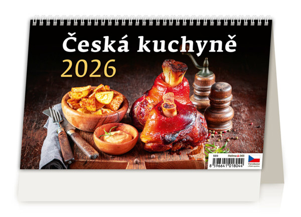 Stolní kalendář Česká kuchyně 2026