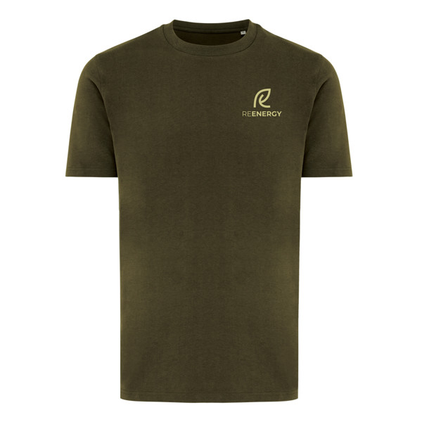 Tričko IQONIQ Brett z recykl. bavlny - Khaki / XXXL