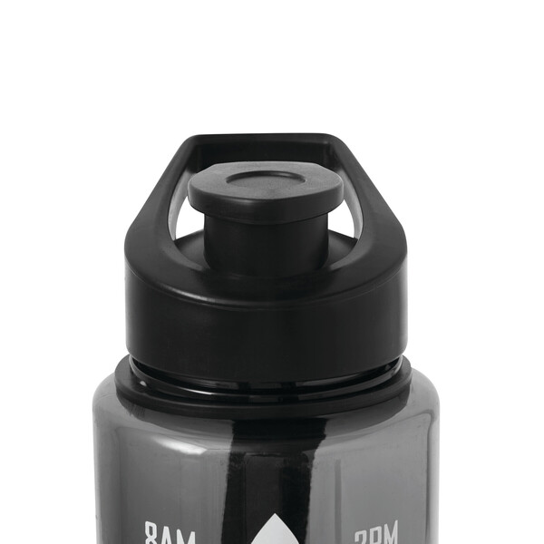 Sports Water Bottle Aqua Level - Black