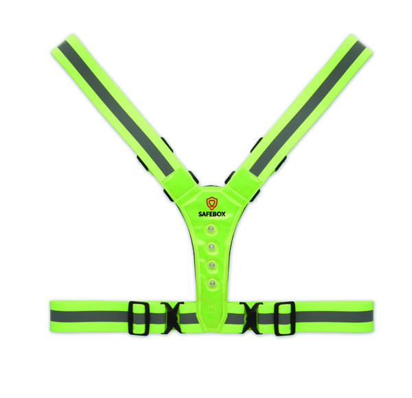 Reflective body belt with LED Roundvisible