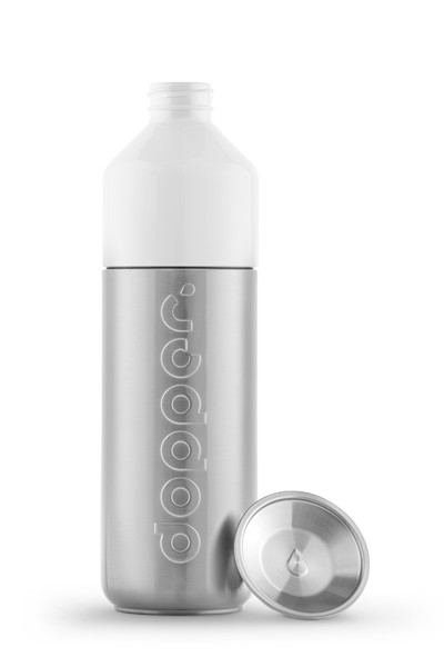 Dopper Steel 800 ml - Silver / White