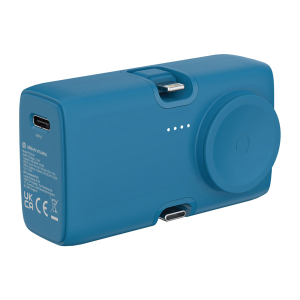 Powerbank 20W PD en plastique RCS Urban Vitamin San Diego - Bleu