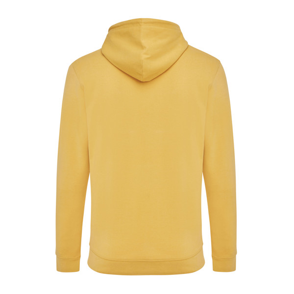 Sweat à capuche en coton recyclé Iqoniq Jasper - Ochre Yellow / L