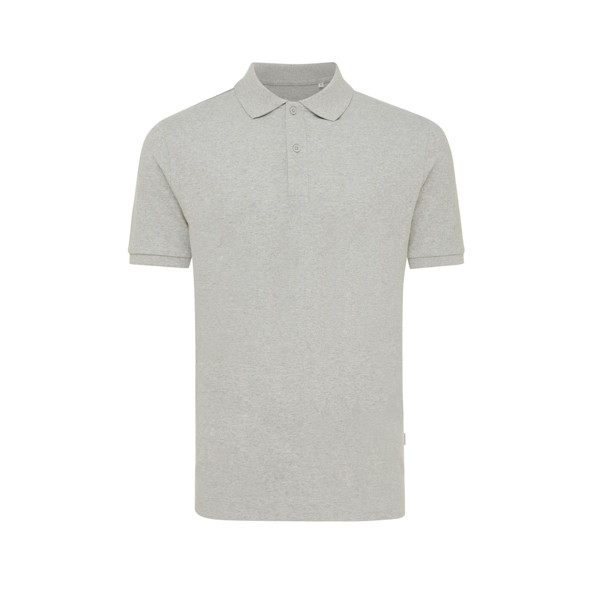 Polo en coton piqué et recyclé Iqoniq Yosemite - Heather Grey / XXL