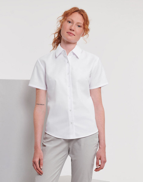 Ladies' Classic Oxford Shirt - White / L (40)