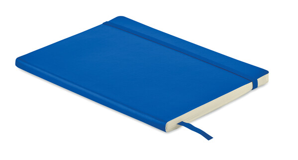 Carnet A5 couverture en PU Breta - Bleu Royal