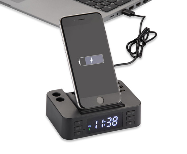 Alarm clock with inductive charger CLOCKI