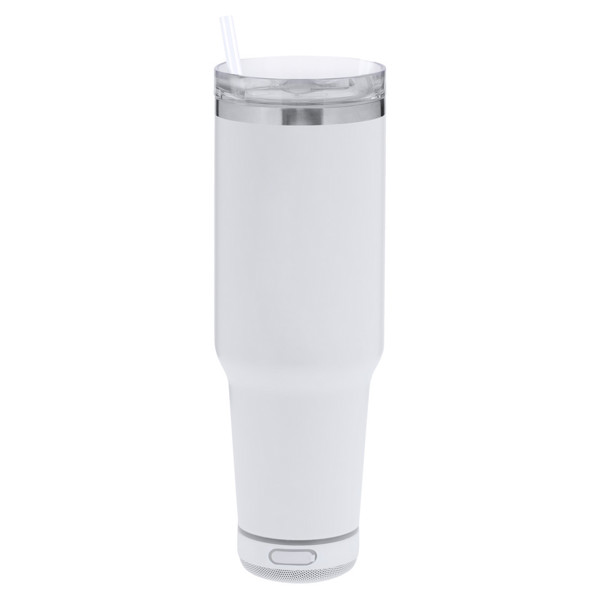 Taza Térmica Altavoz Tracir - Blanco