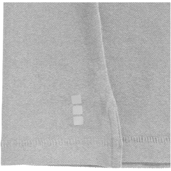 Polo manches longues femme Oakville - Gris mélangé / M