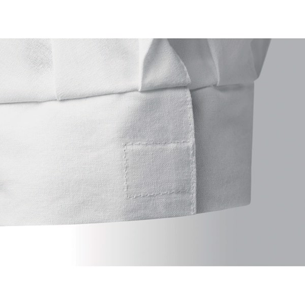 Gorro cozinheiro Chef - Branco