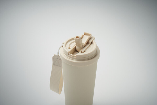 Double wall tumbler 500ml Topaz Large - Beige