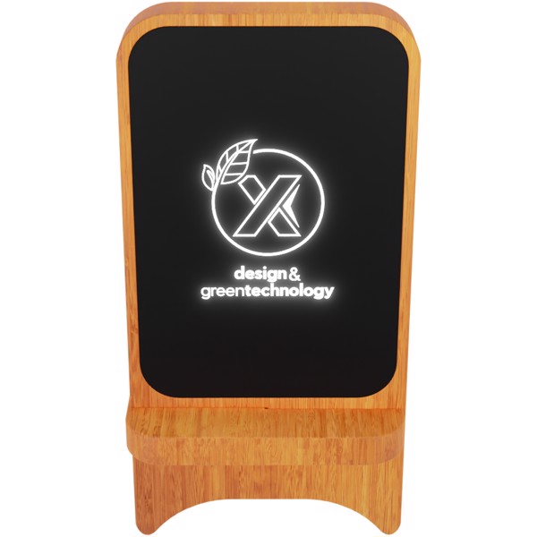 Suporte em madeira sem fios de 15W luminoso "SCX.design W16"