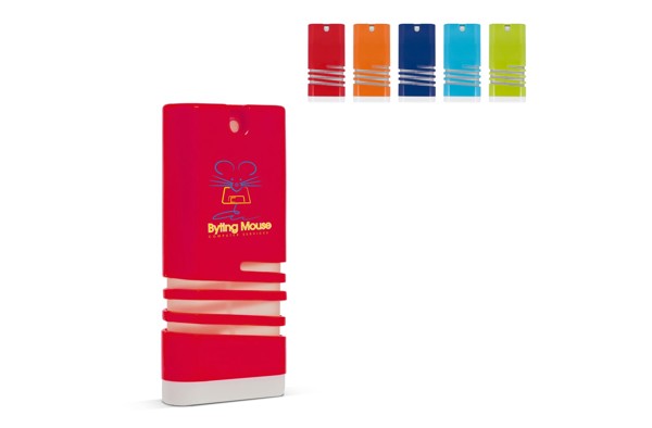 Pršilo za roke 62 % alkohola, 20 ml - Rdeča