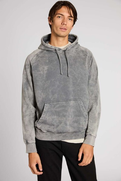 Vintage Raglan Hoodie - Vintage Black / L