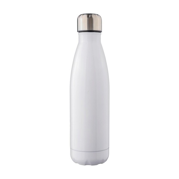 Garrafa de parede dupla Lombok | Reciclada | 500 ml - branco