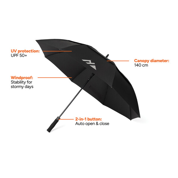 Nordic Drift Trail 27" AWARE™ RPET storm UPF 50+ proof Umbre