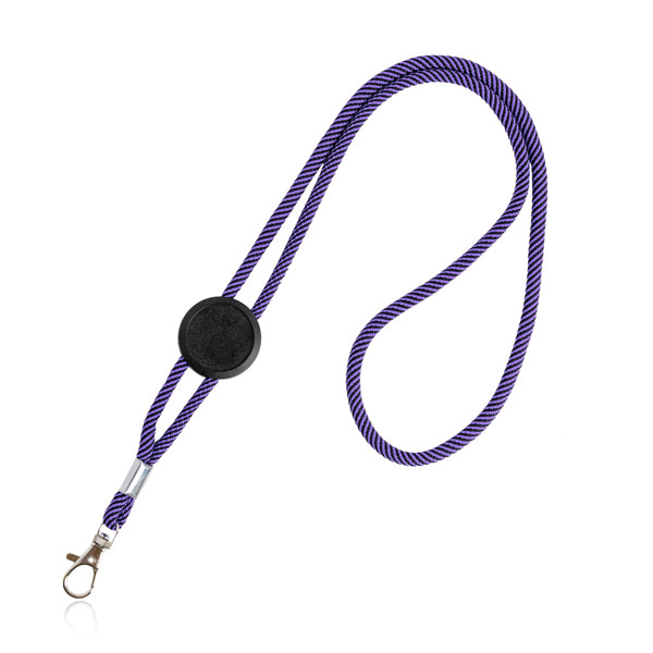 Lanyard Tubulaire En Polyester, Réglable - Violet / U