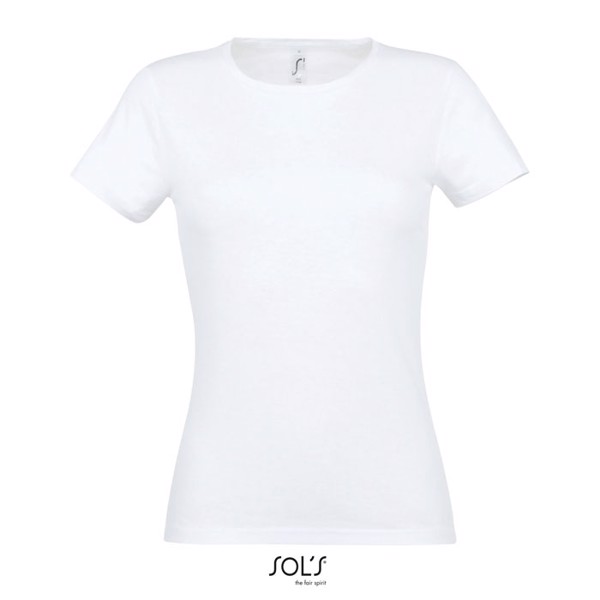 MISS WOMEN T-SHIRT 150g - White / S