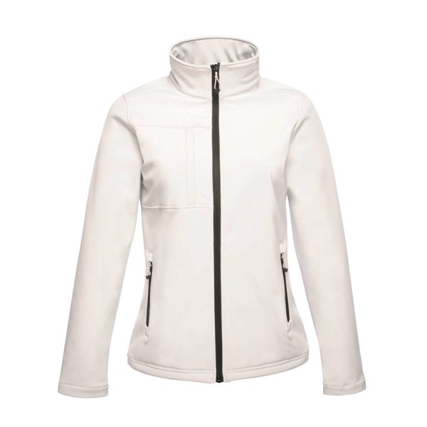 Women's Octagon Ii Printable 3 Layer Membrane Softshell - White / Light Steel / L