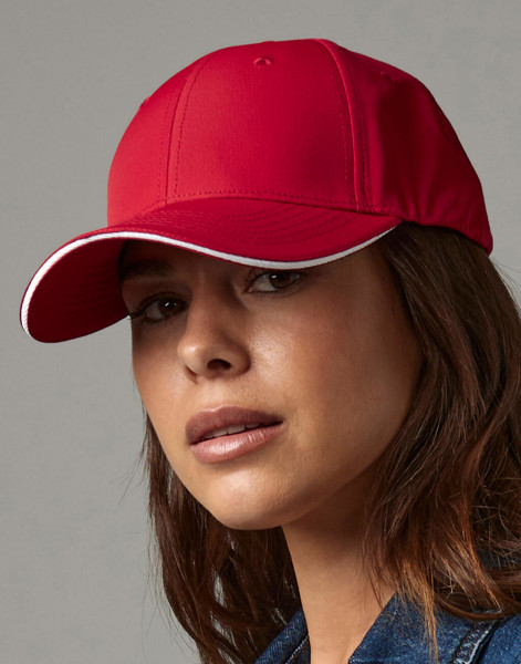 Team Sports-Tech Cap - White / French Navy / ONE SIZE