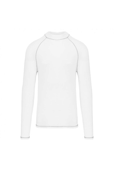 Men's Technical Long-Sleeved T-Shirt With Uv Protection - White / XS