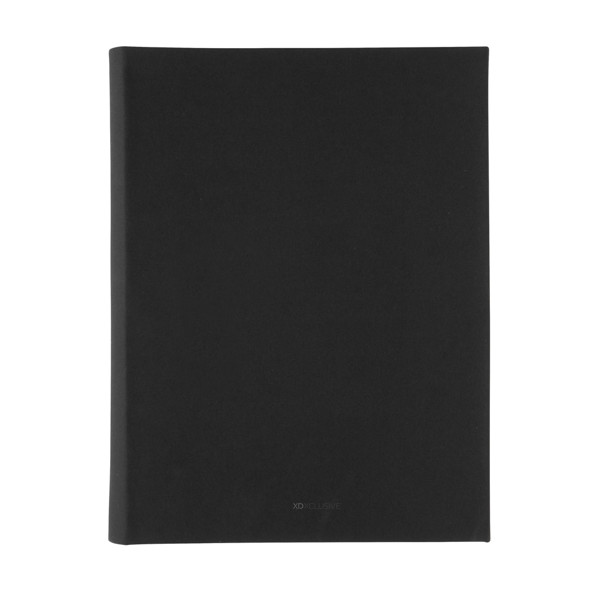 Impact Aware A4 portfolio, recycled polyester - Black