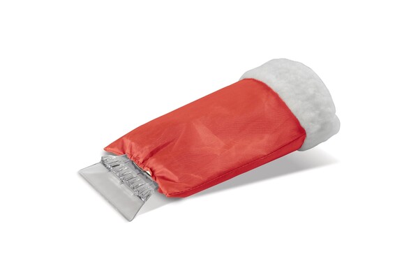 Raclette pare-brise avec gant - Rouge
