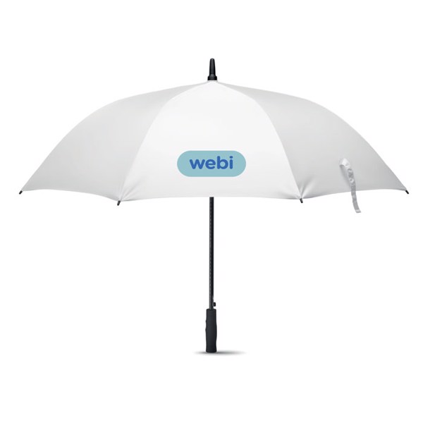 Windproof umbrella 27 inch Grusa - White